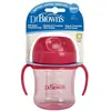 Dr Browns Alıştırma Bardağı Yumuşak Oluklu 180 ml 6+ Ay Pembe