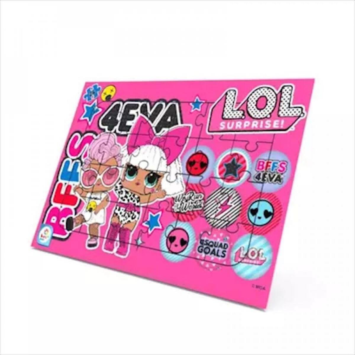 Laço Kids Lol Frame Puzzle 24 Parça
