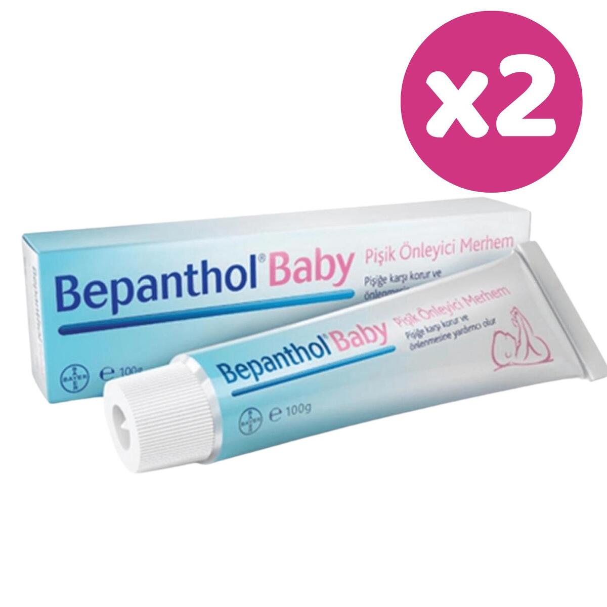 Bepanthol Baby Pişik Önlemeye Yardımcı Merhem 100 gr x 2 Adet