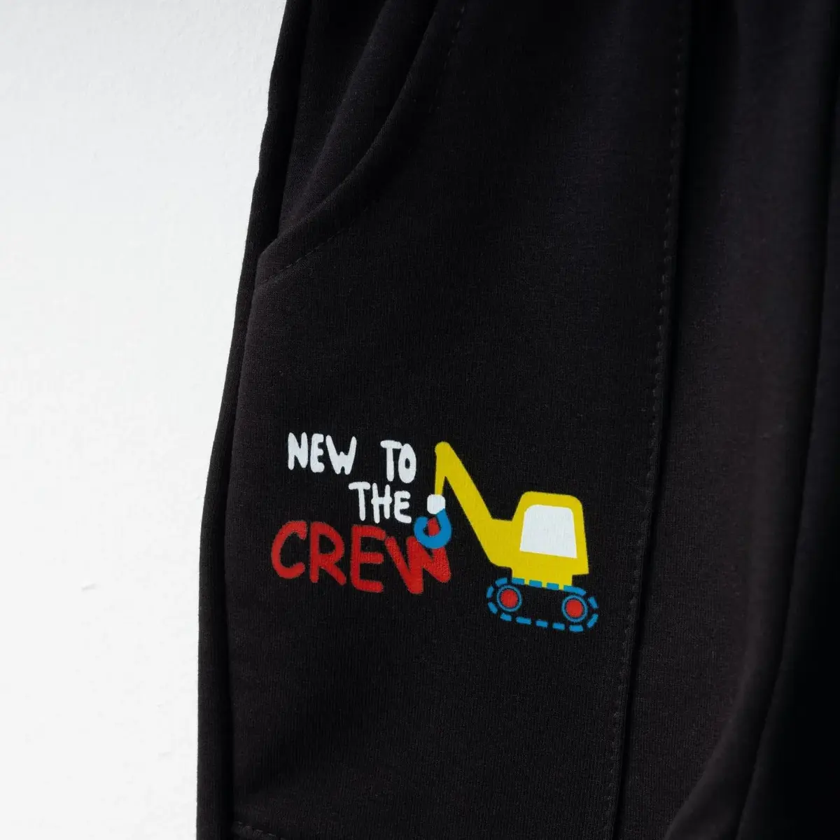 Winimo Eşofman Altı New To Crew Baskılı Siyah