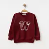Winimo Sweatshirt W Baskılı Bordo