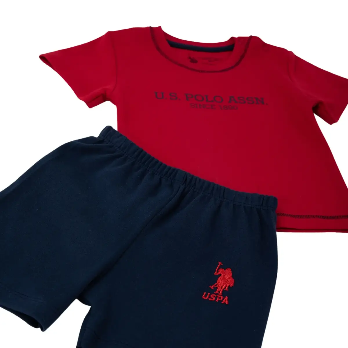 U.S. Polo 2li Takım T-Shirt Kırmızı