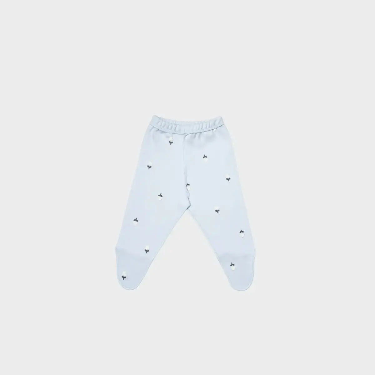 Bibaby Organik Zıbın Takımı 4lü Love Floral Ekru - Lila