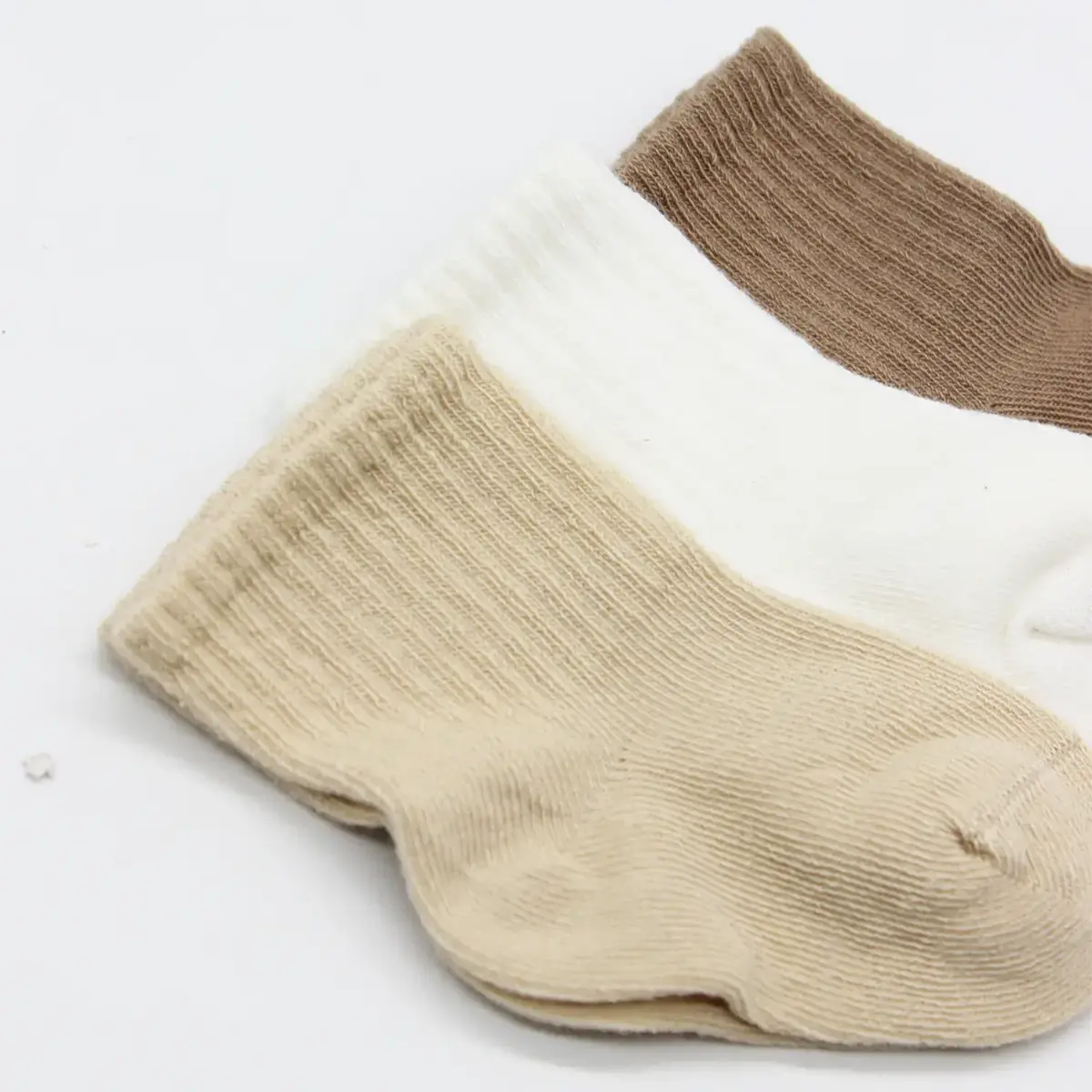 Bistyle Soket Çorap Penye 3lü Dog Boy Bej - Ekru - Kahverengi