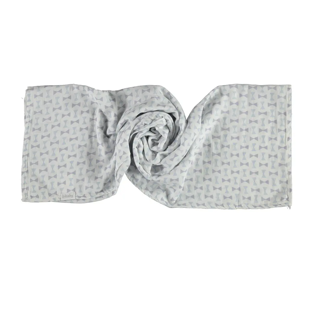Bibaby Müslin Örtü Papyonlu 100x130cm Mavi