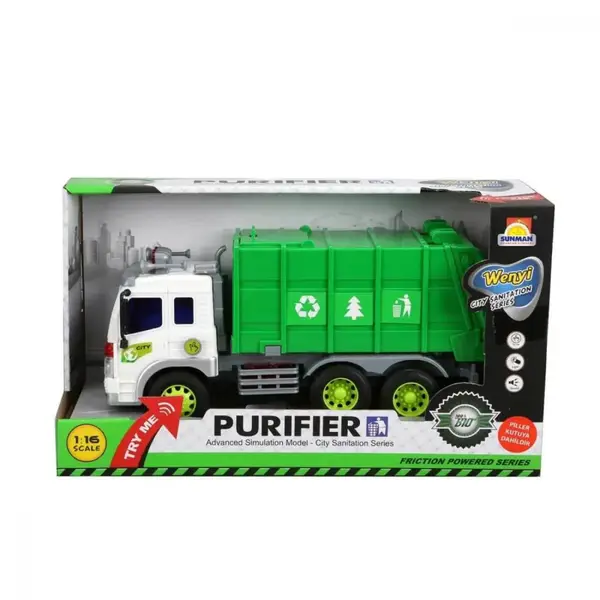 Sesli ve Işıklı Geri Dönüşüm Kamyonları