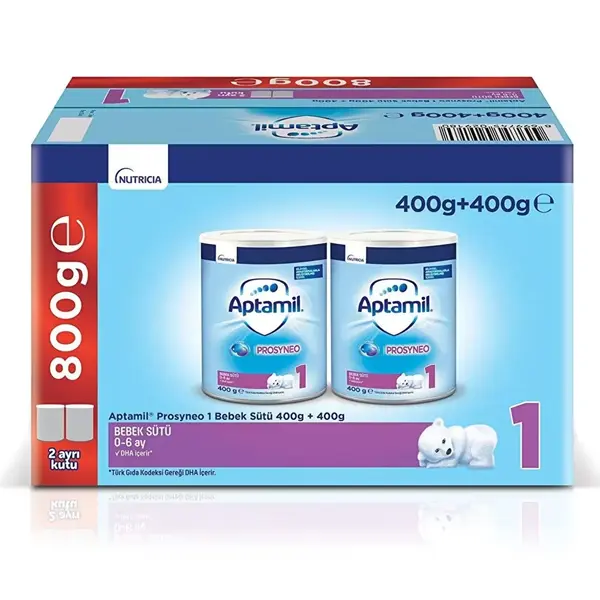 Aptamil Prosyneo 1 Bebek Sütü 2x400 gr Megasize 0-6 Ay