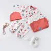 Bibaby Organik Hastane Çıkışı 10lu Wild Flowers Spring Blue