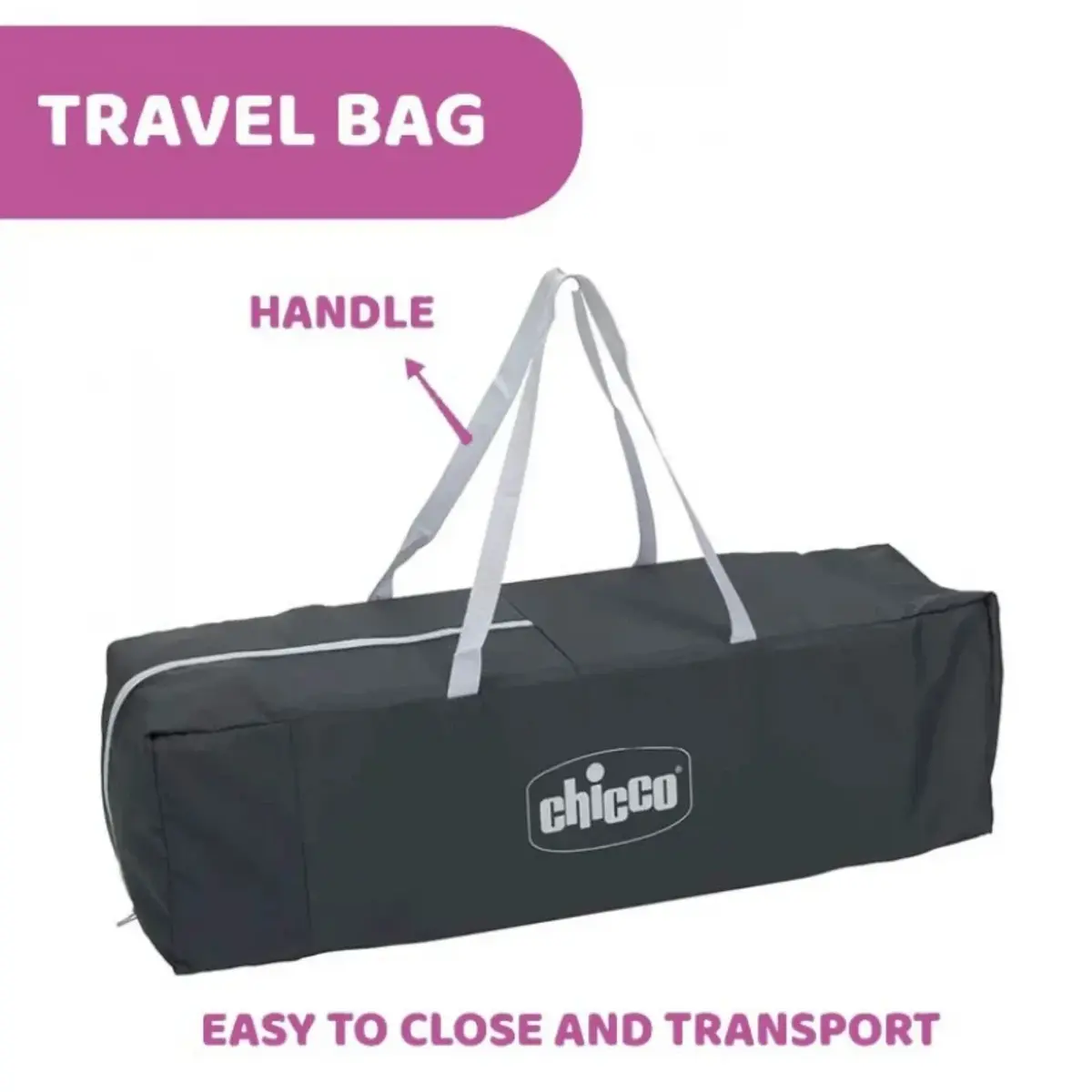 Chicco Good Night Oyun Parkı Park Yatak 60x120 cm Dark Grey