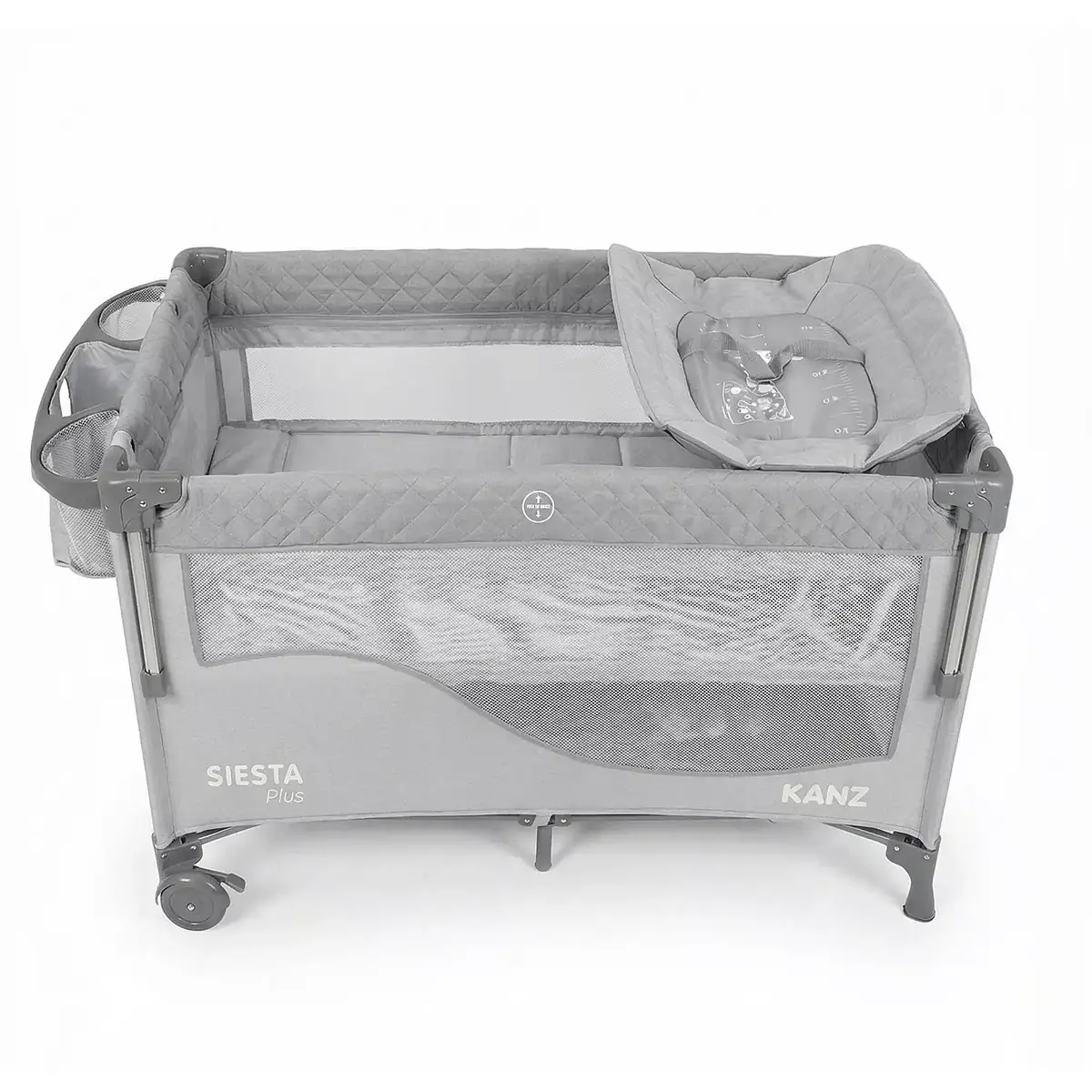 Kanz Siesta Plus Anne Yanı Oyun Parkı 70x120 cm Gri