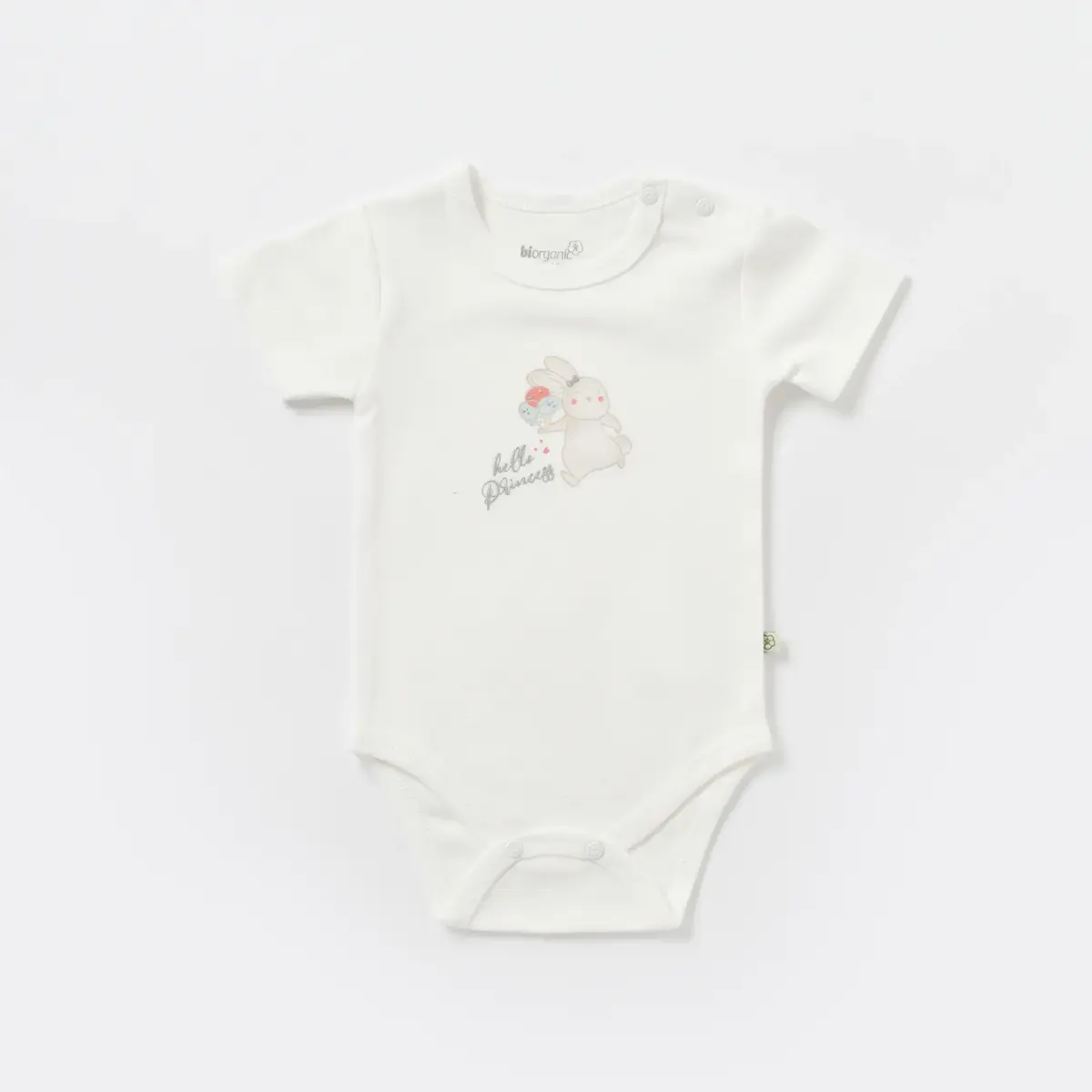 Bibaby Organik Tulum Takımı Tüllü Pretty Ears Bunny Mint - Ekru