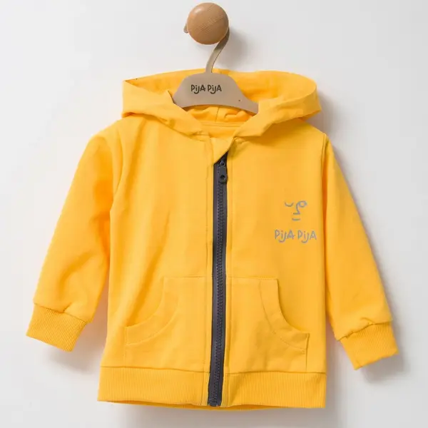 Moi Noi Sweatshirt Fermuarlı Sarı