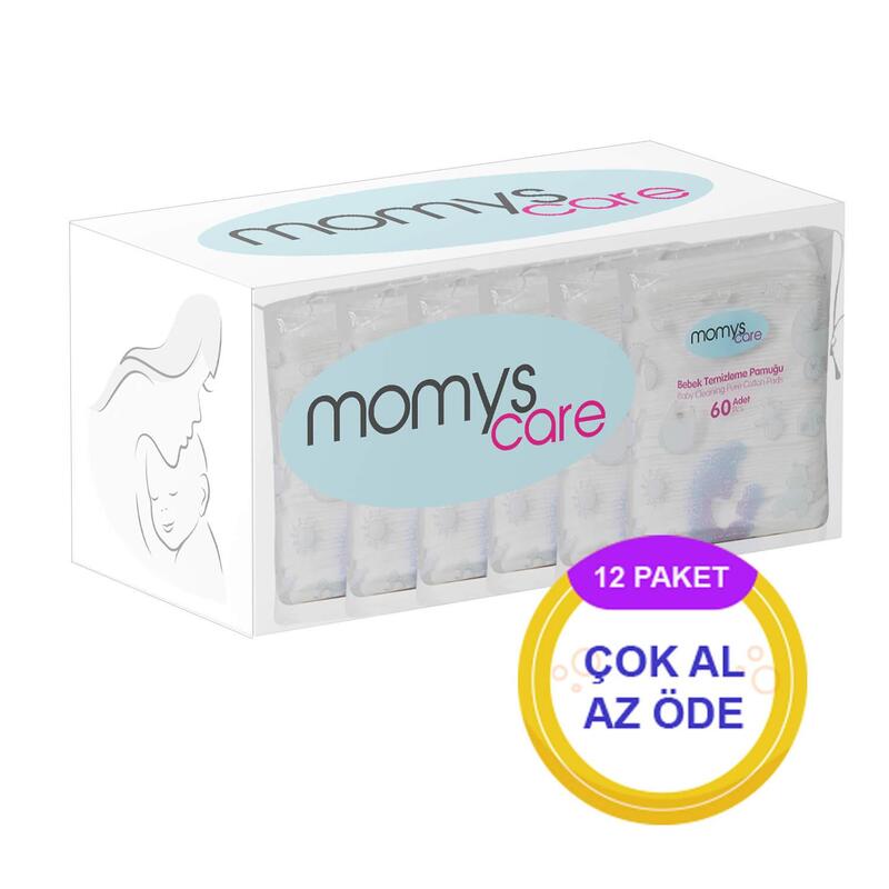 Momys Care Temizleme Pamuğu 12x60lı