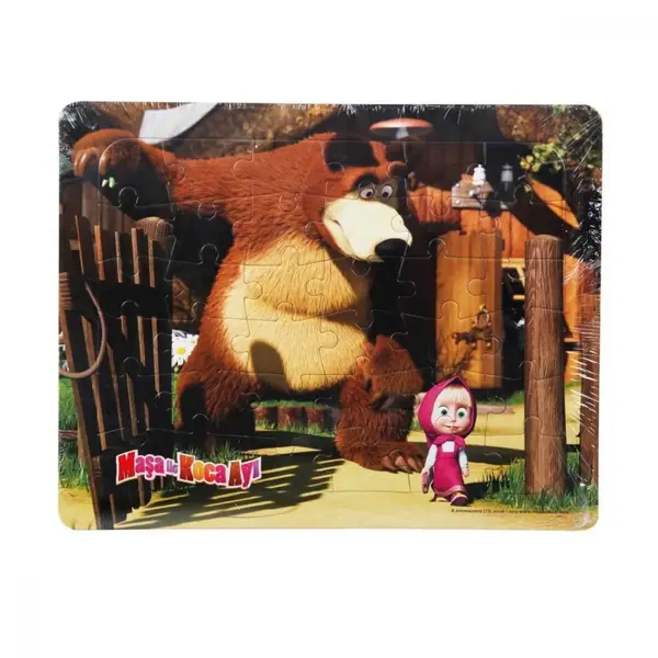 Frame Puzzle Masha ve Koca Ayı 36 Parça