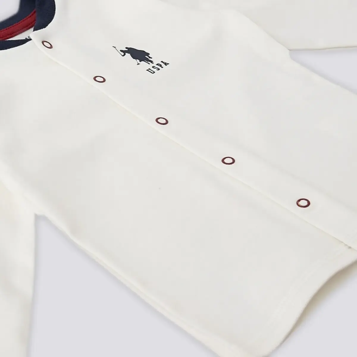U.S. Polo 3lü Takım Patikli Krem
