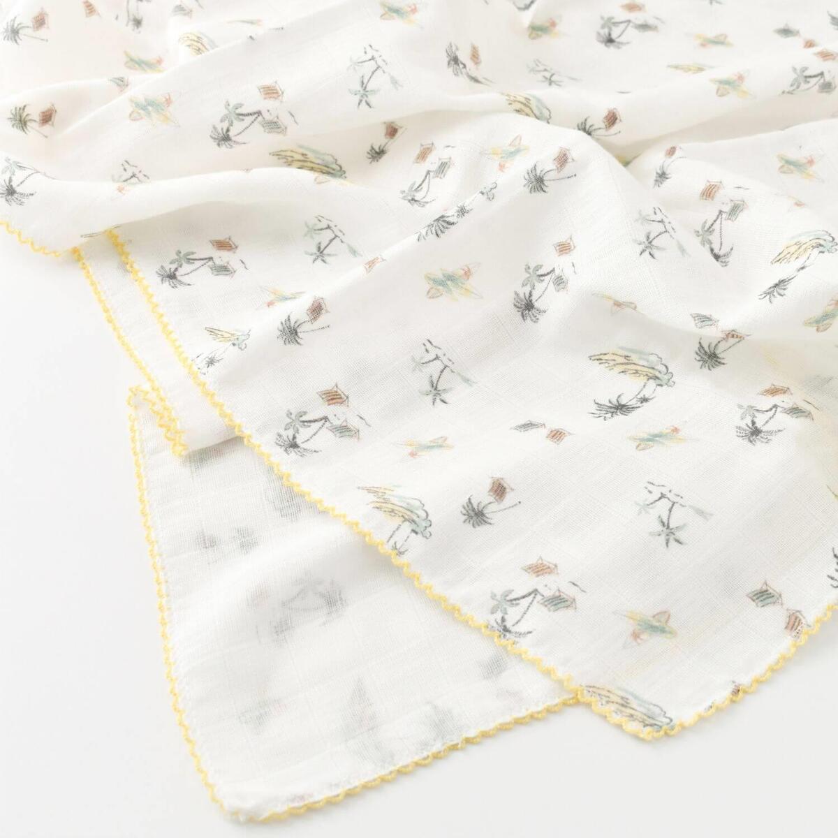 Bibaby Müslin Battaniye Palm Ekru