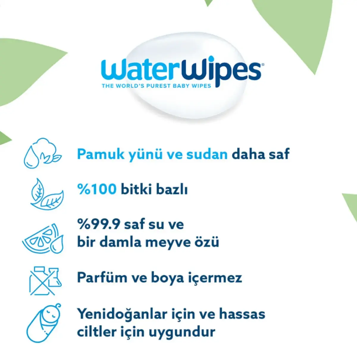 WaterWipes Bio Islak Mendil 4x60lı