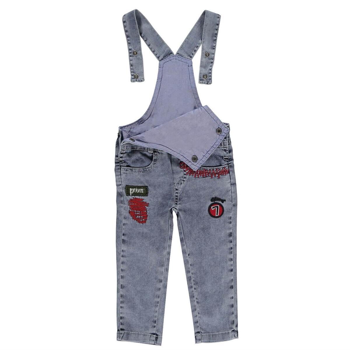 Overdo Salopet Nakışlı Kot