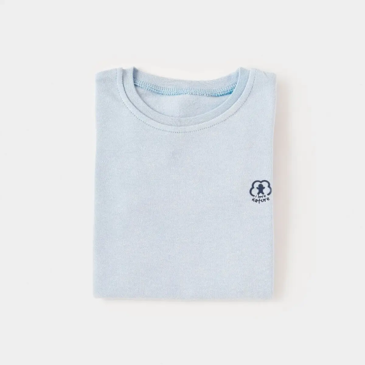Bibaby Organik Sweatshirt Little Basic Mavi
