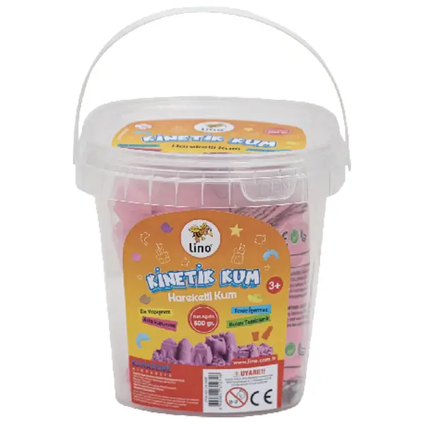 Lino Kinetik Kum 500 Gr Pembe Kova