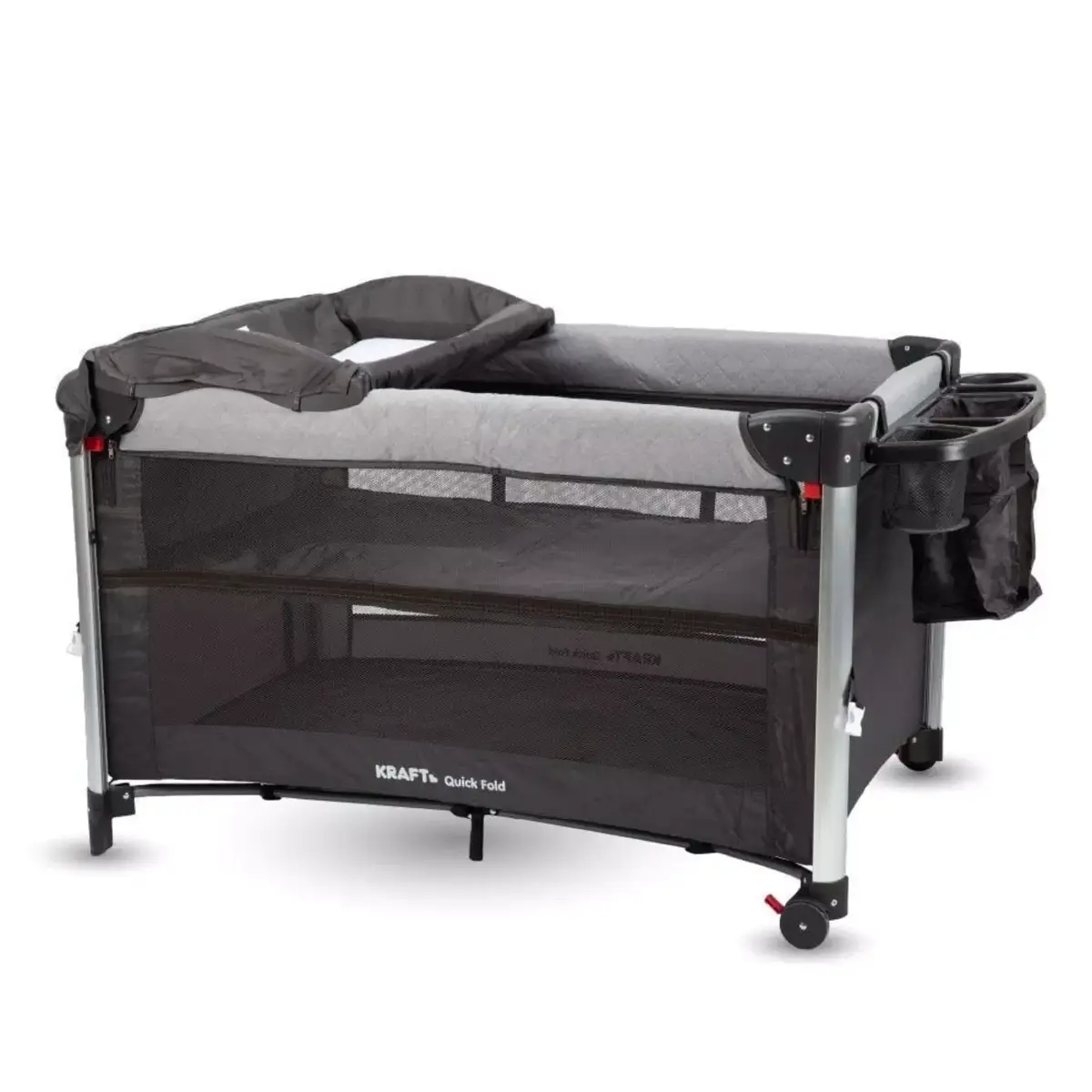 Kraft Quick Fold Anne Yanı Oyun Parkı 70x110 cm Light Grey
