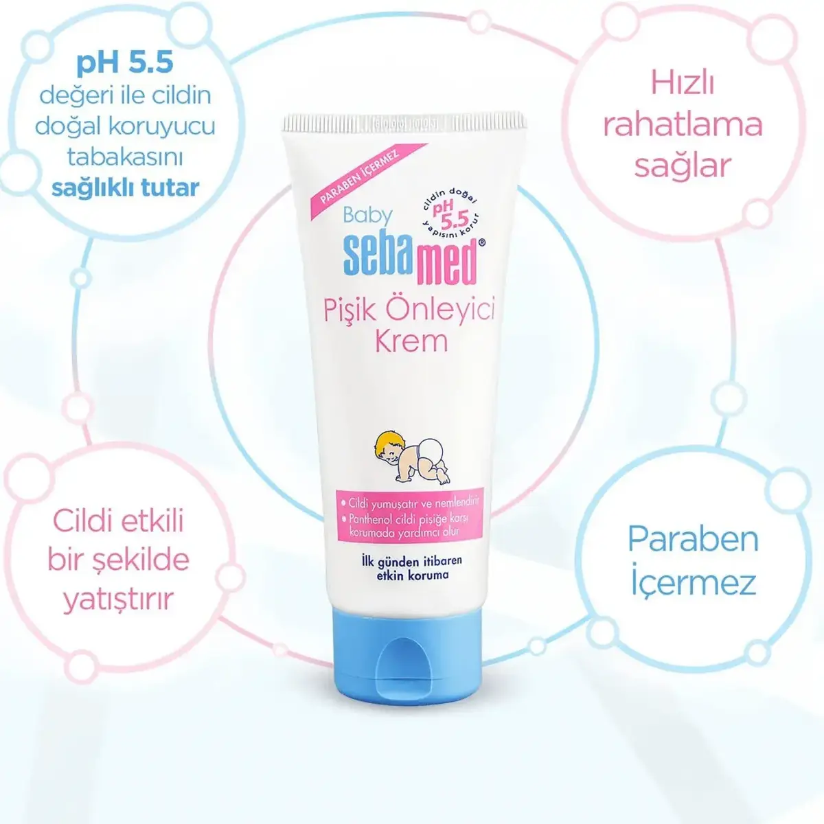 Sebamed Bebek Pişik Kremi 100 ml x2