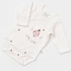 Bibaby Organik Zıbın Takımı Little Love Rose Dry