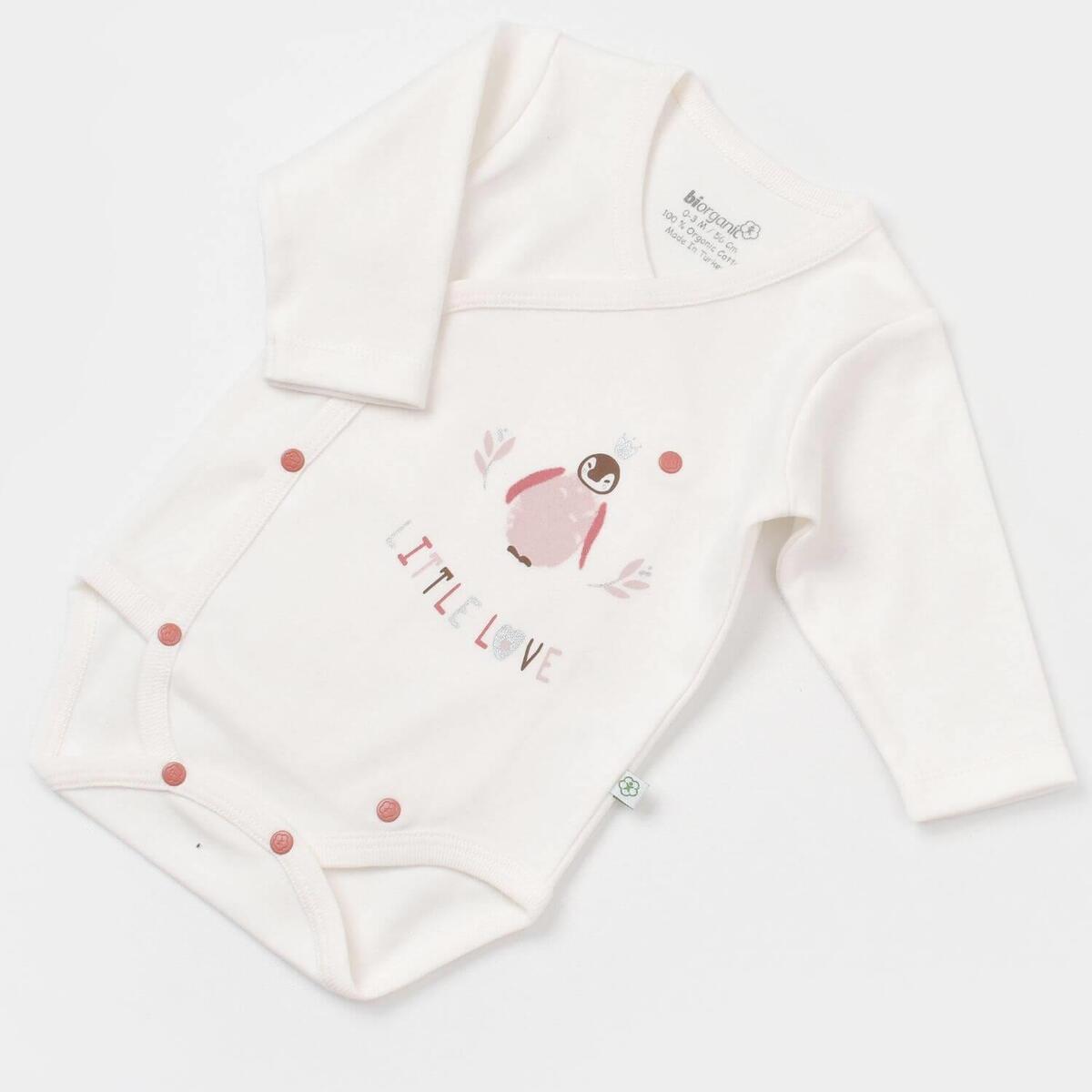 Bibaby Organik Zıbın Takımı Little Love Rose Dry
