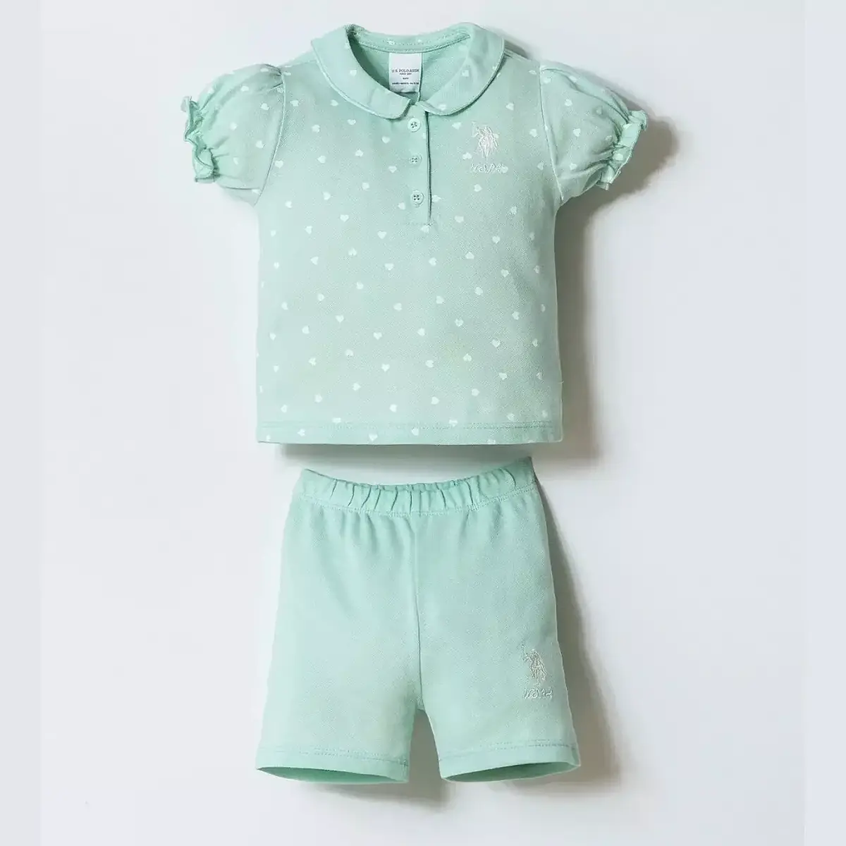 U.S. Polo 2li Takım Şortlu Pike Nil Nil