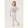 Snoopy Pijama Takımı Gri