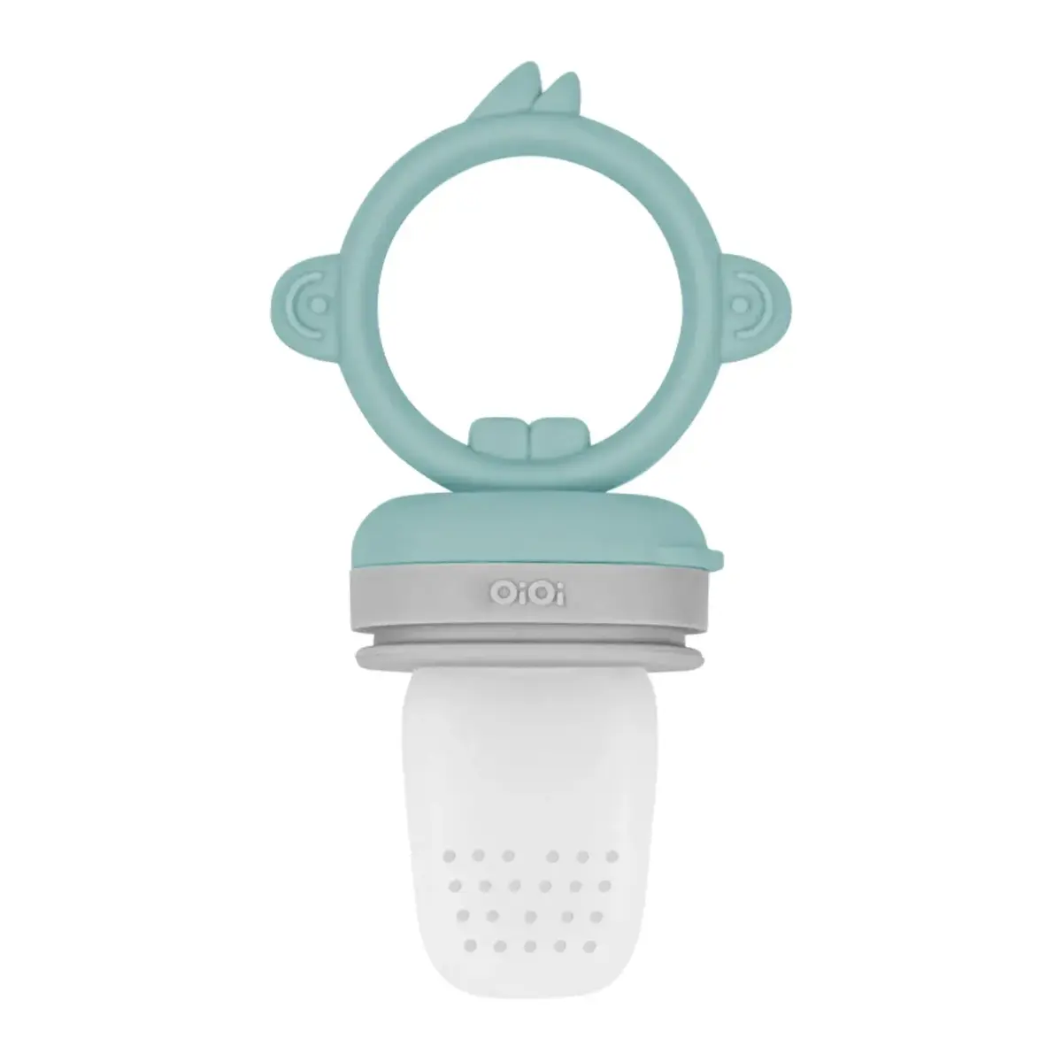 OiOi Püre Meyve Ve Sebze Alıştırıcı Aqua Green - Powder Grey