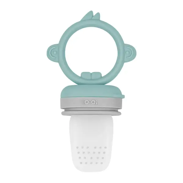 OiOi Püre Meyve Ve Sebze Alıştırıcı Aqua Green - Powder Grey