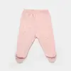 Bibaby Organik Pantolon Patikli Always Happy Gül Kurusu - Mint