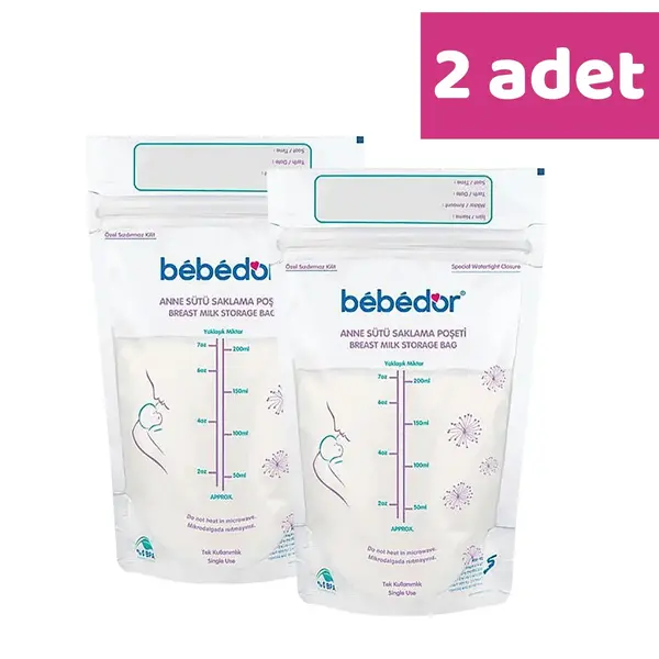 Bebedor Anne Sütü Saklama Poşeti 20li x 2 Adet