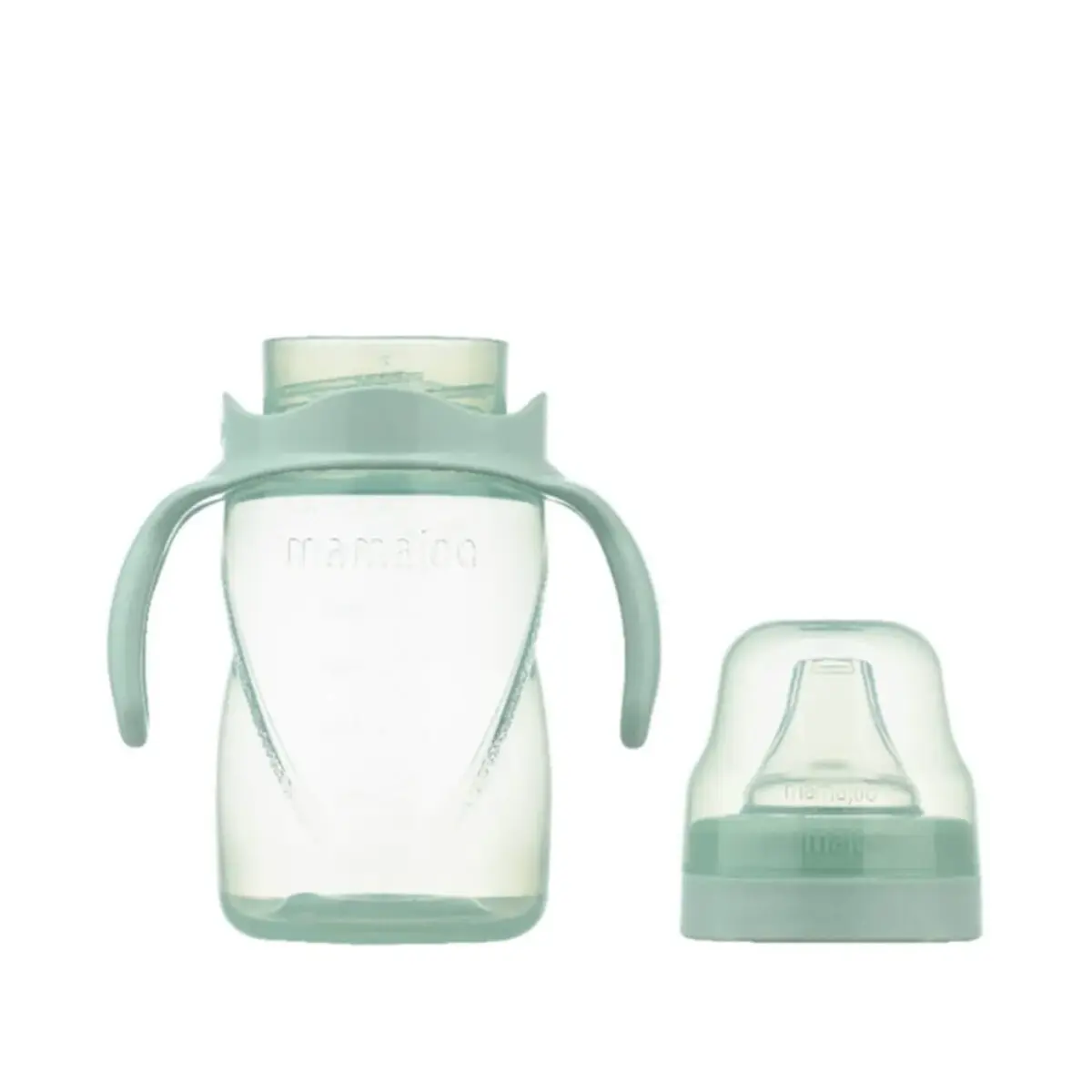 Mamajoo Kulplu Eğitici Bardak 270 ml Powder Green