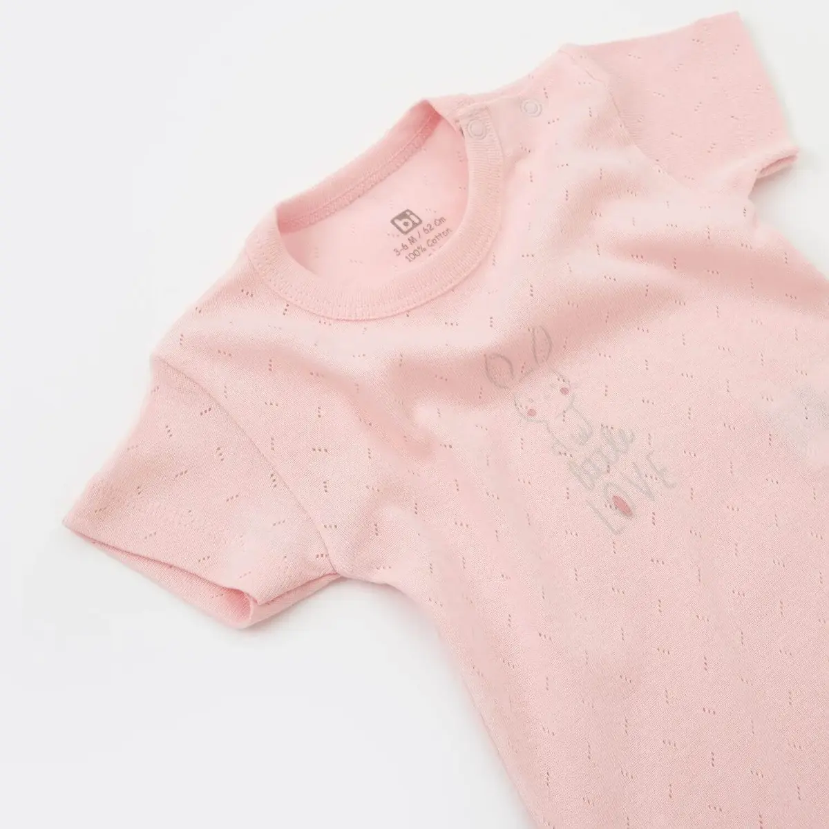 Bibaby Body Little Rabbit Love Pembe
