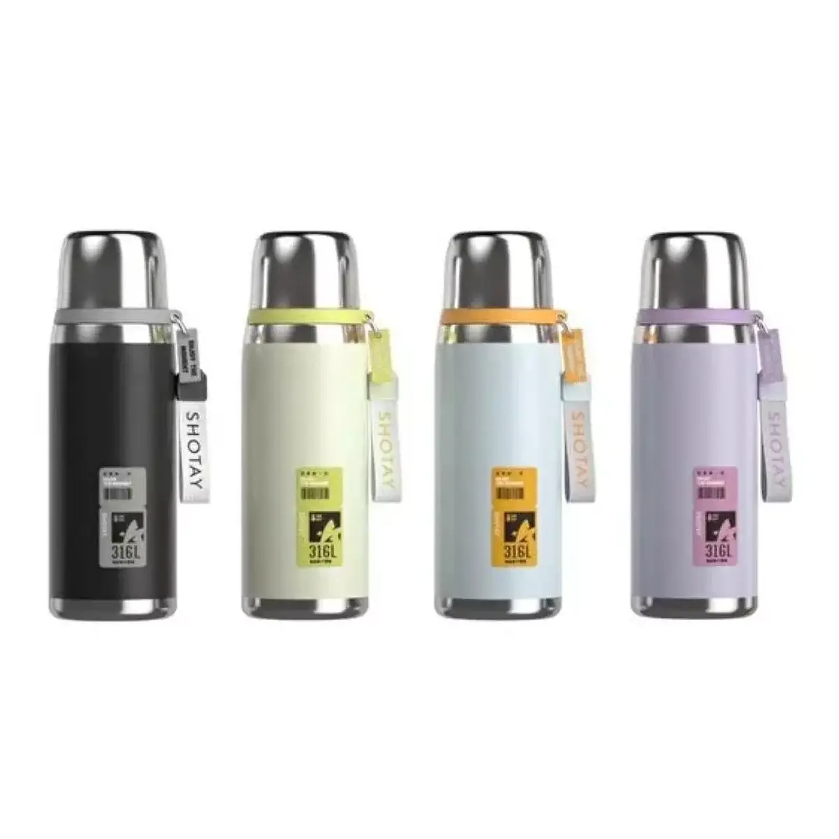 SHOTAY PREMIUM ÇELİK TERMOS MATARA 750 ML. SİYAH