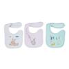 Bibaby Organik Önlük Havlu 3lü Natural Animals Pembe