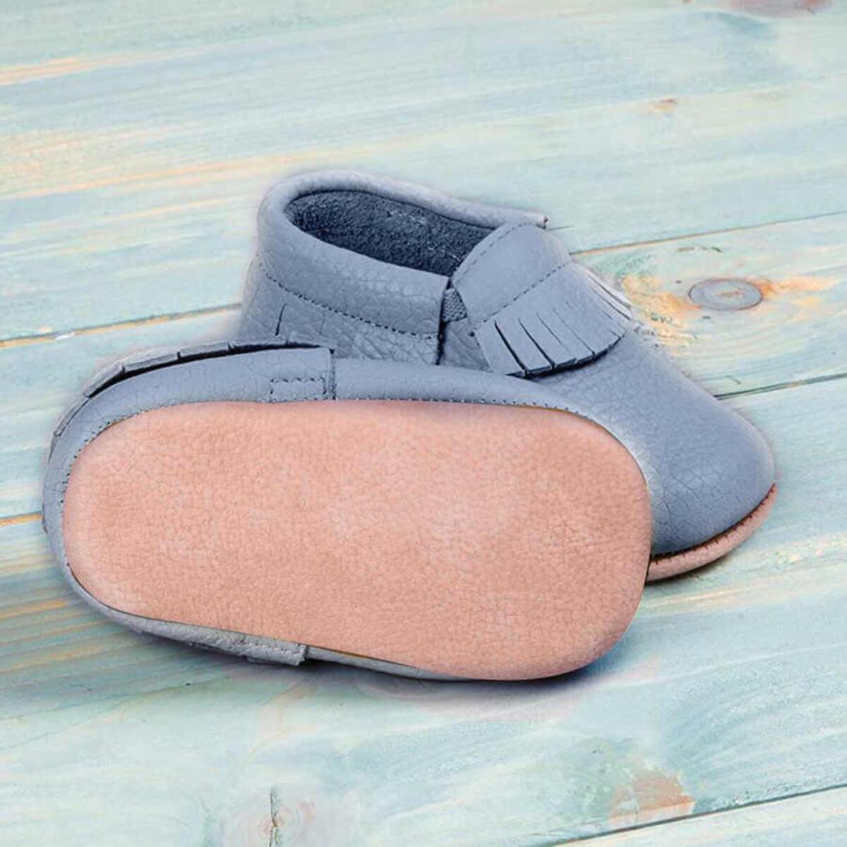 Ella Bonna Bebek Ayakkabısı Hakiki Deri Mavi