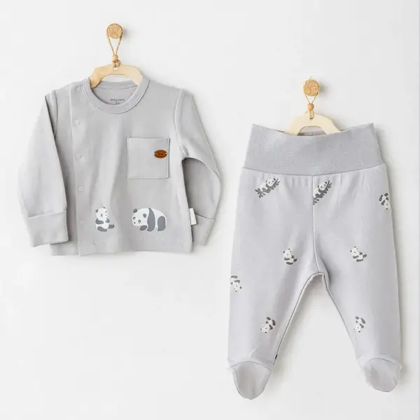 Andy Wawa Zıbın Takımı 2li Keep Smiling Gri