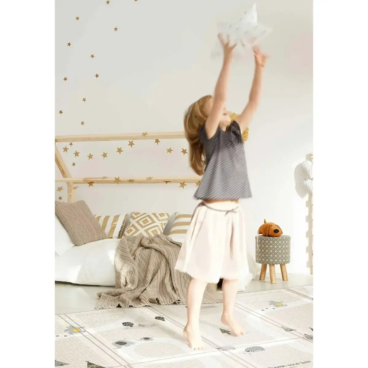 Parklon Katlanabilir Oyun Matı Remang Beige 200x140*1 cm