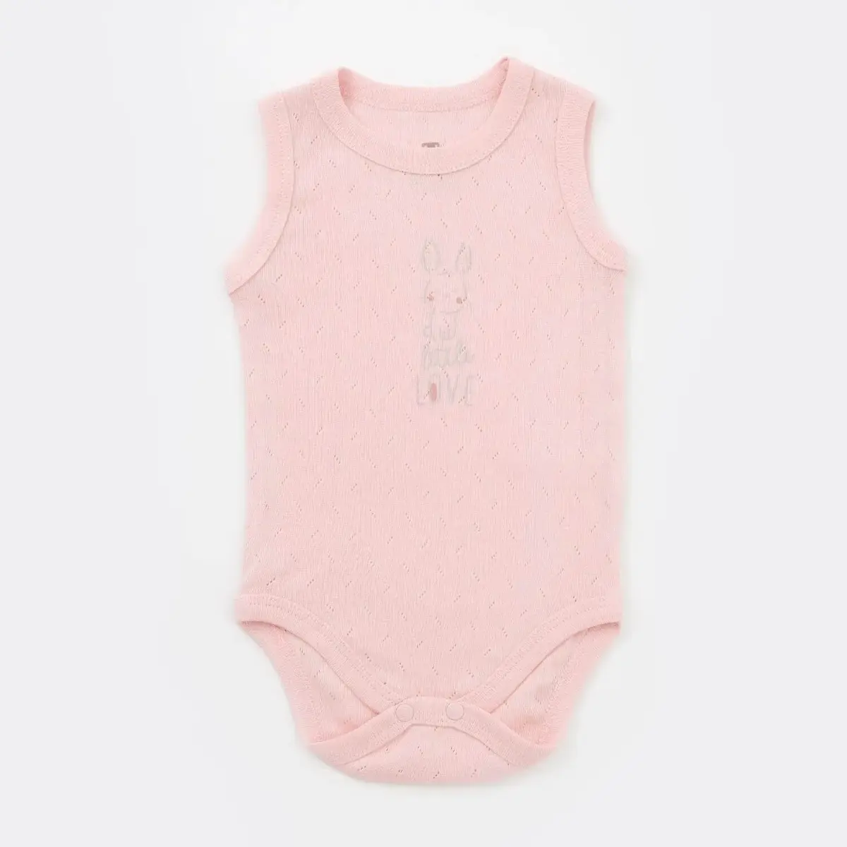Bibaby Atlet Body Little Rabbit Love Pembe
