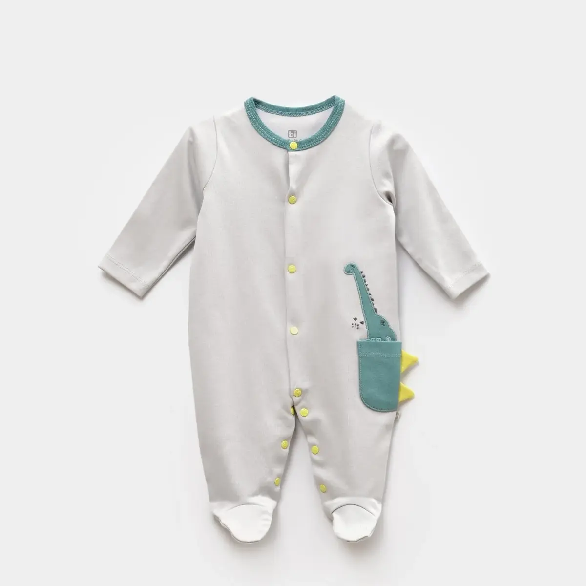 Bibaby Tulum My Little Dinasaur Gri - Petrol