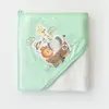Bibaby Havlu Animals On Board Ekru - Yeşil
