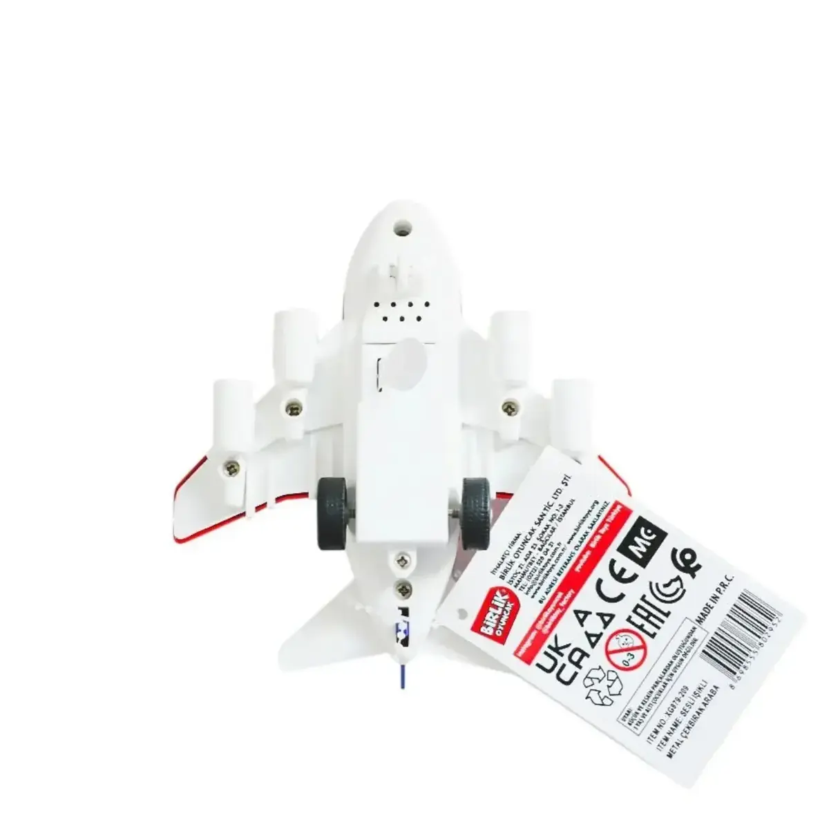 Sesli Işıklı Metal Çekbırak Uçak