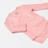 Bibaby Organik Body Kruvaze Eldivenli Soft Modal Pembe