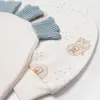Bibaby Organik Şapka 2li Brave Lion Ekru - Turkuaz