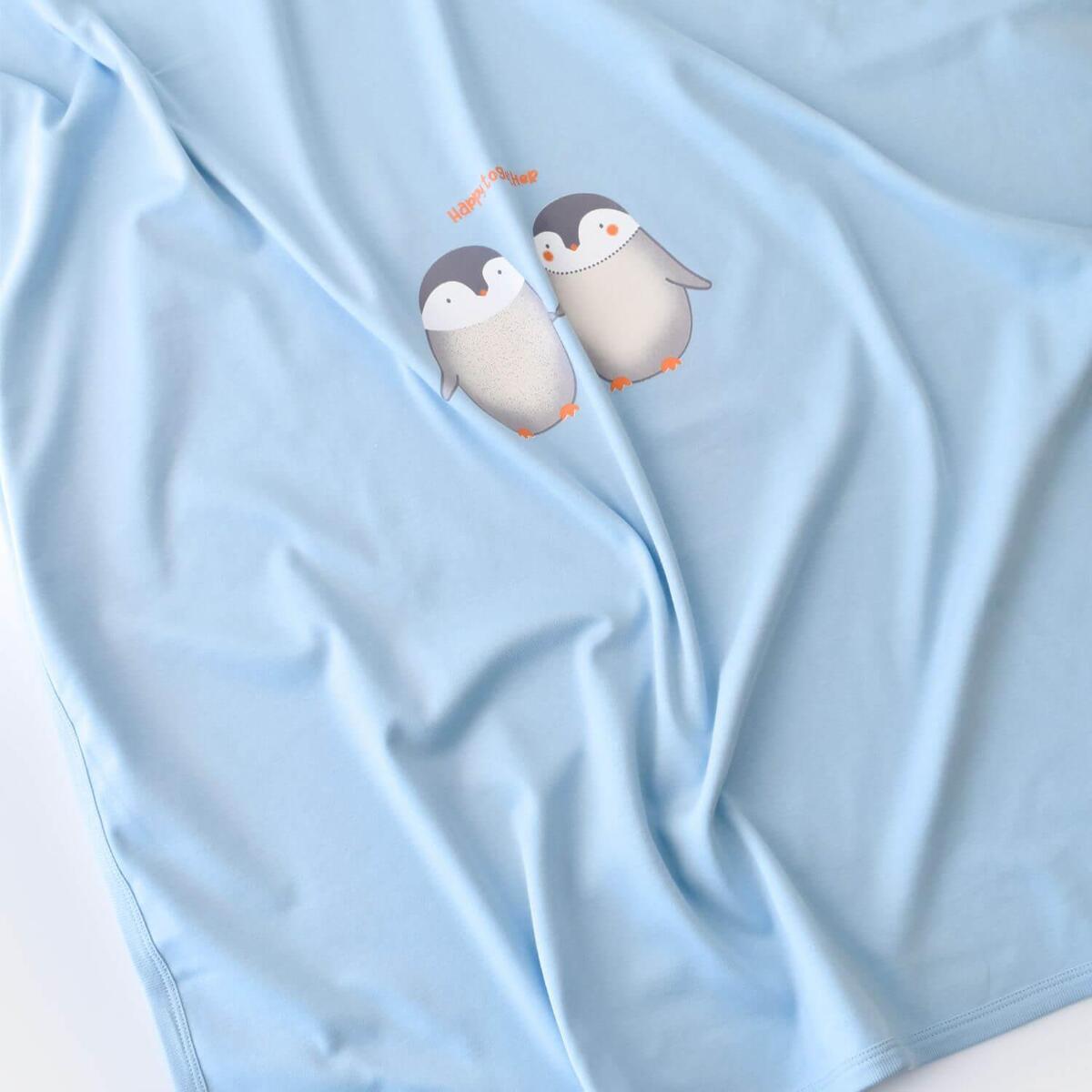 Bibaby Organik Hastane Çıkışı 10lu Hello New Penguins Mavi