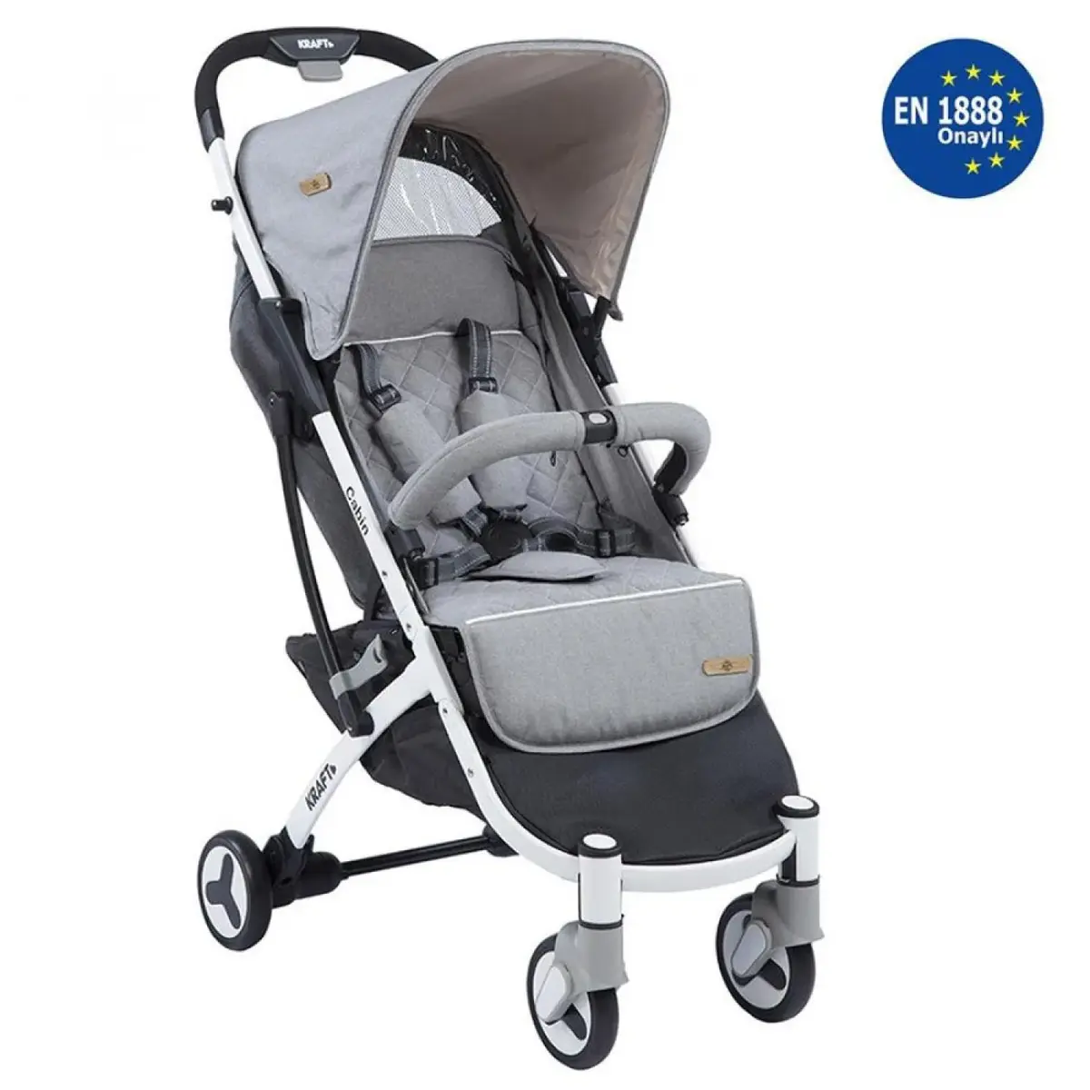 Kraft Cabin 2018  Bebek Arabası Light Gri