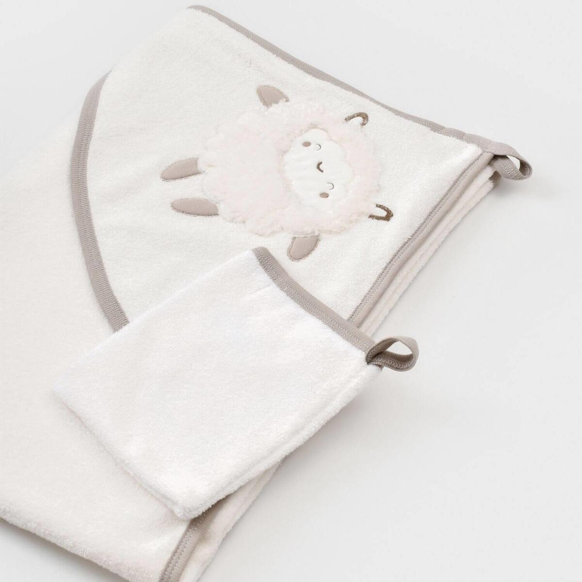 Bibaby Organik Havlu Curly Sheep Bej